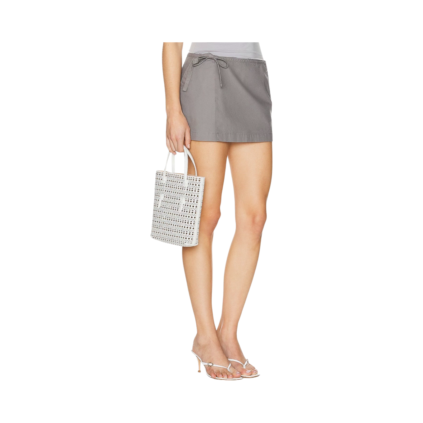 Helsa Workwear Apron Mini Skirt