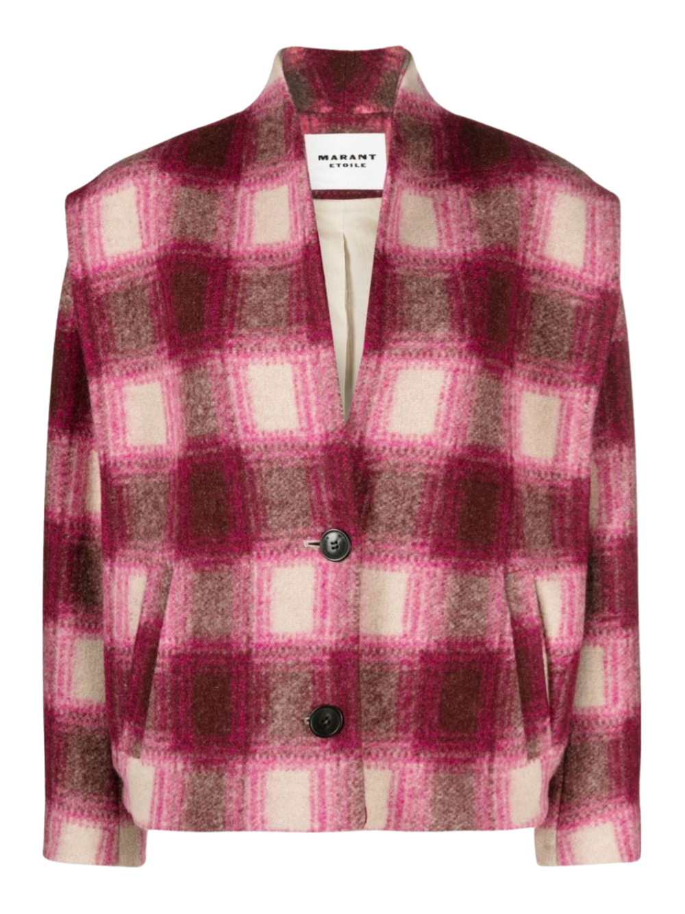 Drogo plaid-check flannel jacket