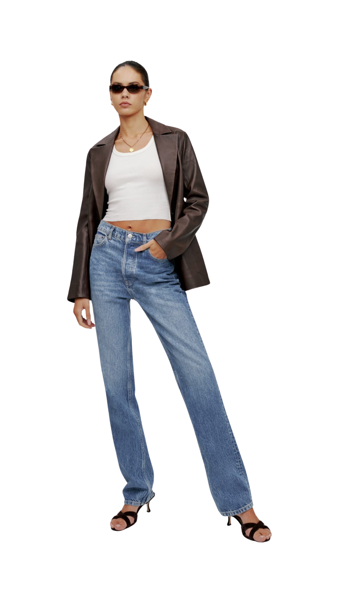 Reformation Straight High Rise Jeans