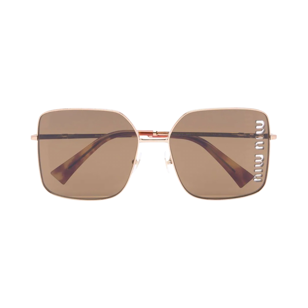 logo-detail square-frame sunglasses