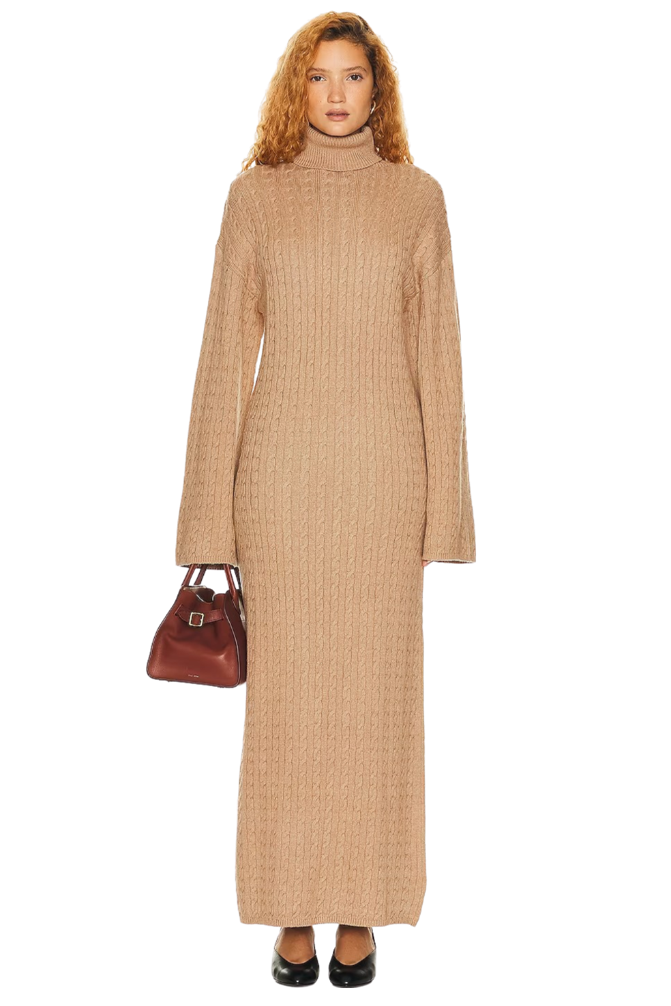 Helsa Shai Cable Knit Dress