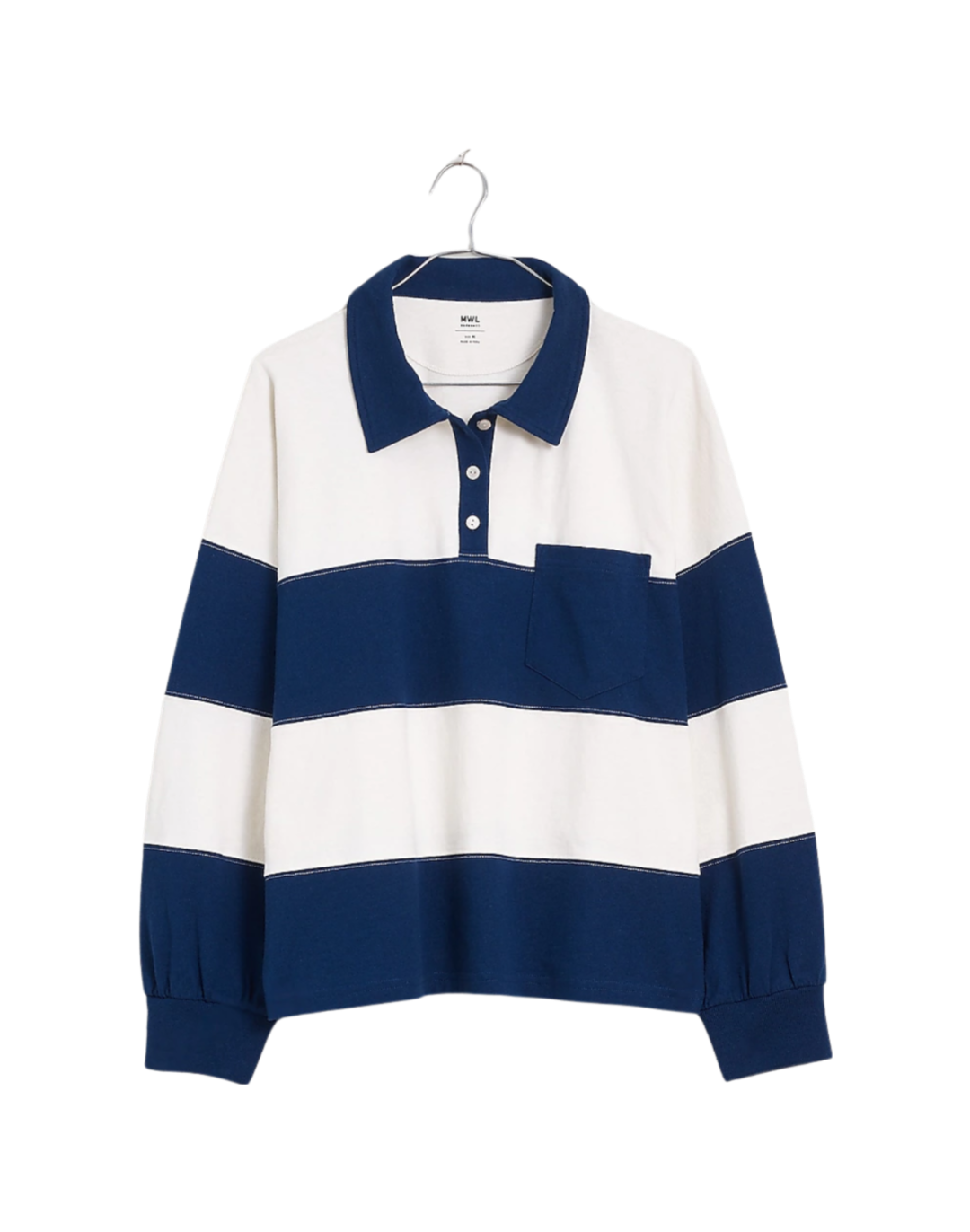 Striped Rugby Polo Shirt