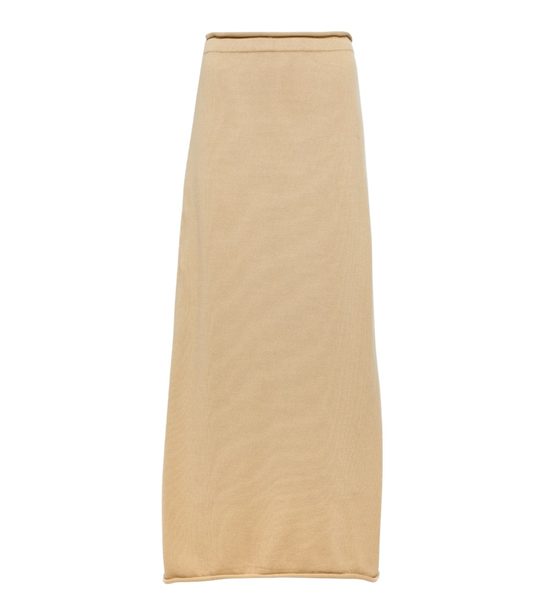 Calista high-rise cotton maxi skirt