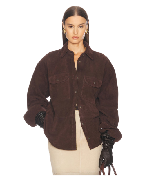 Suede Overshirt