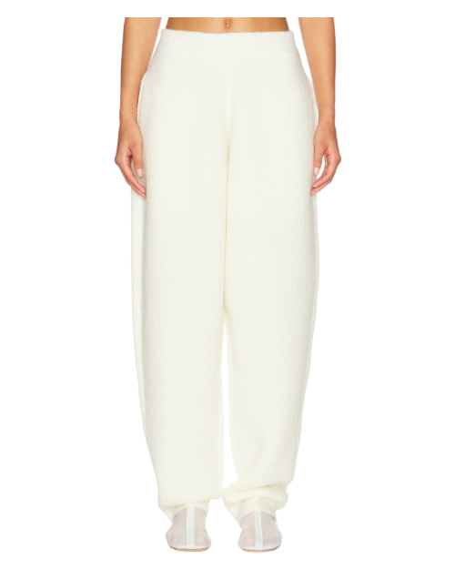 Tess Knit Pant — Ivory