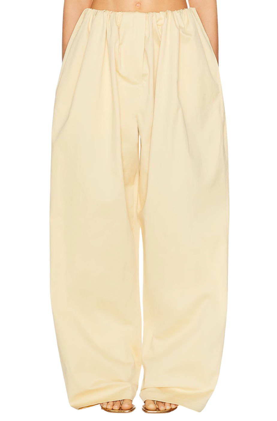 Cotton Twill Puff Pant