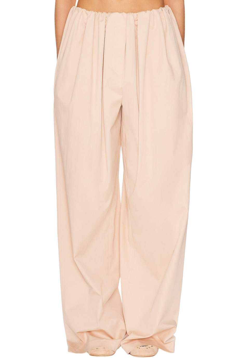Cotton Twill Puff Pant