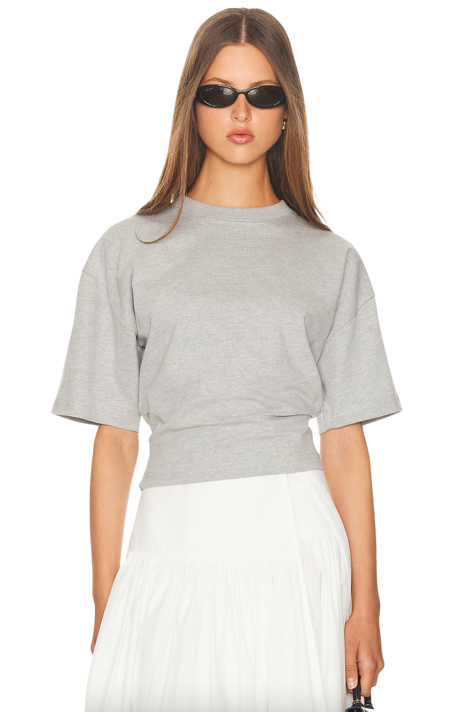 The Sculpted Tee in Thick Jersey