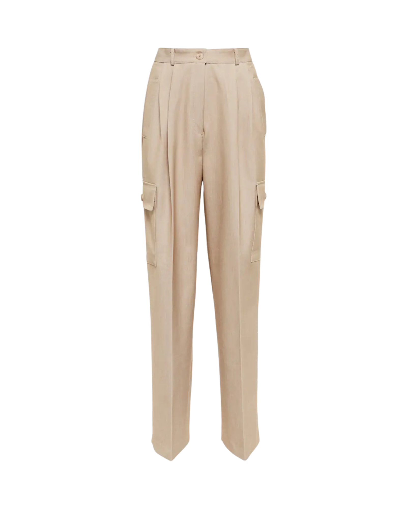 Beige Cargo Pants