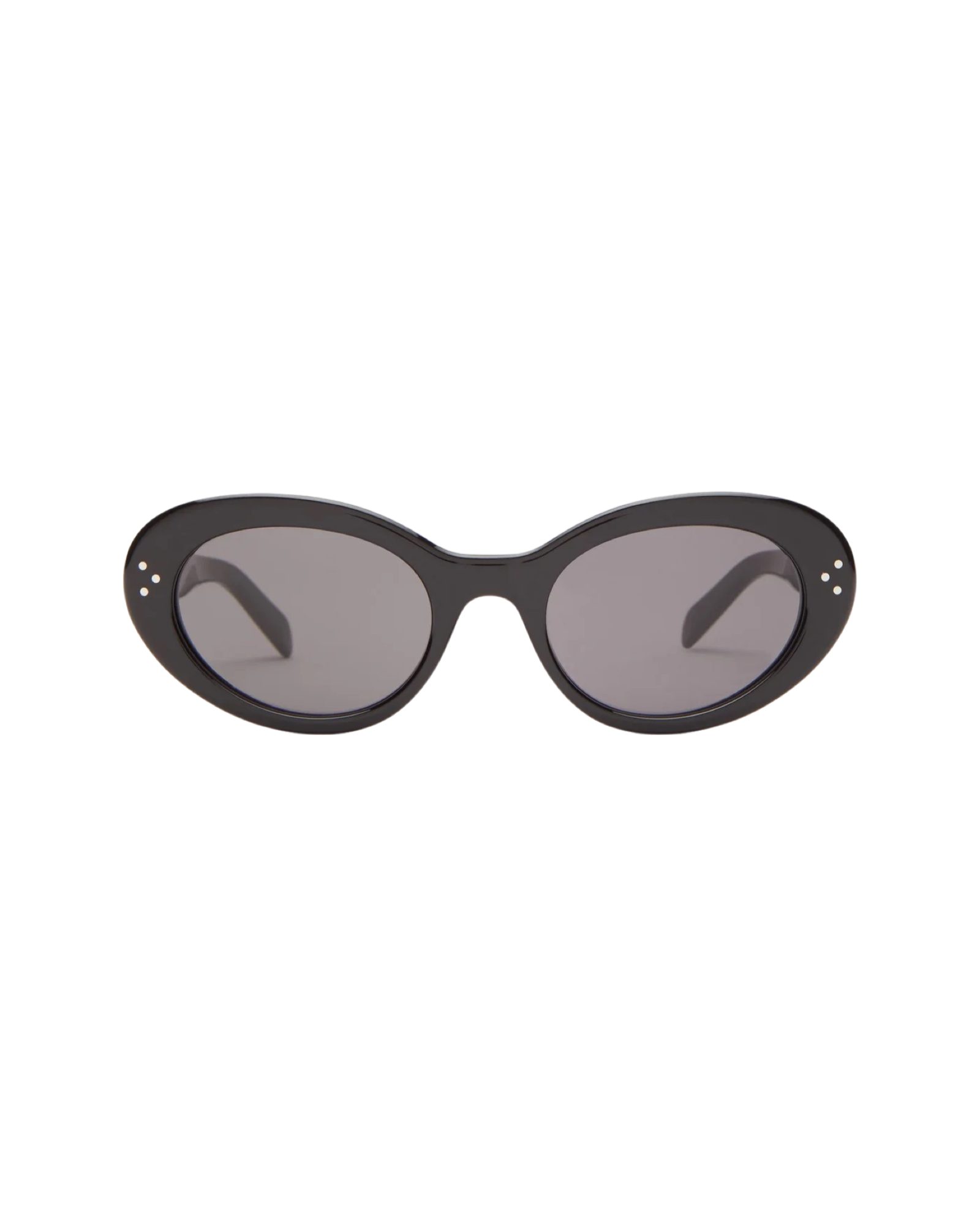 Oval cat-eye acetate sunglasses