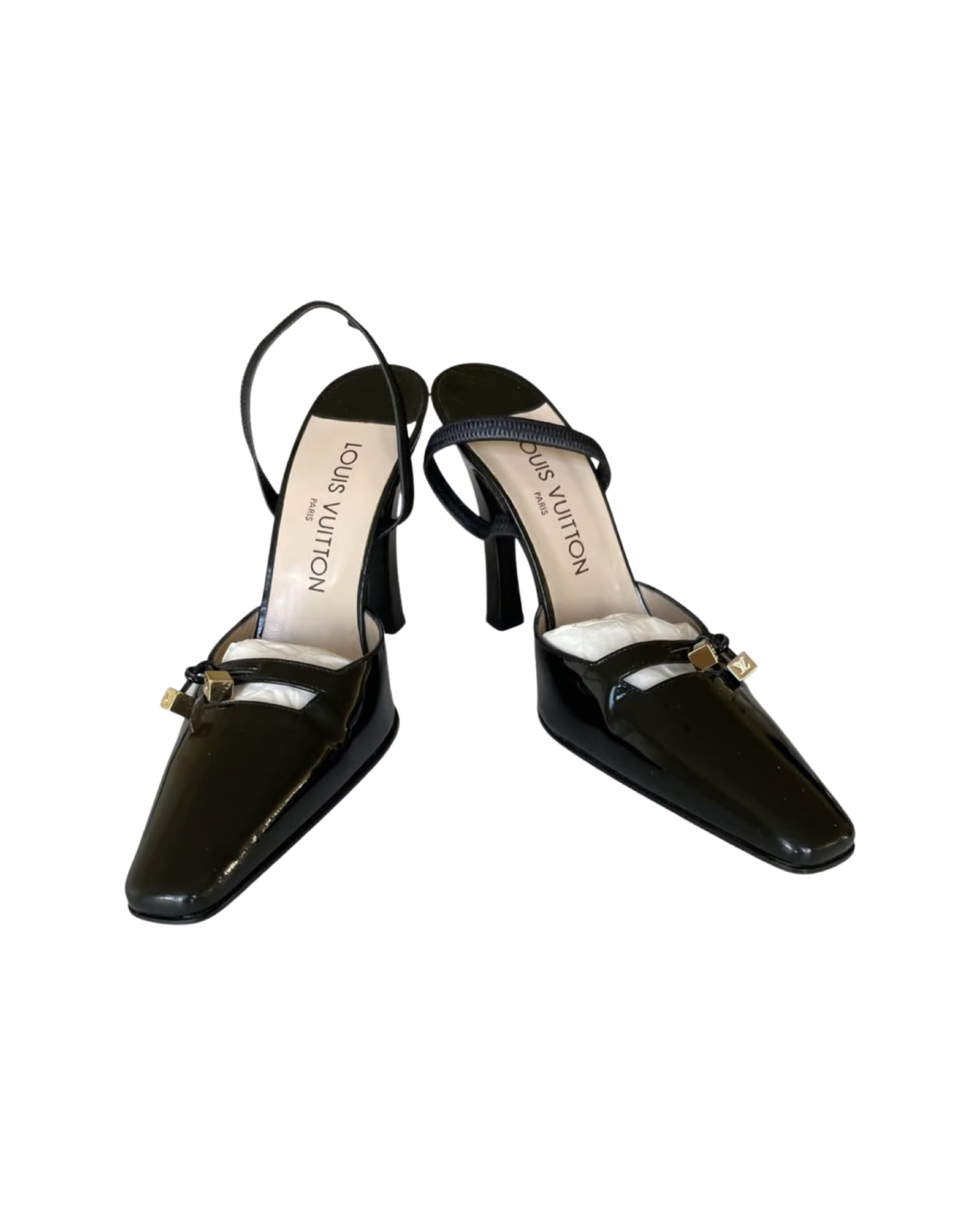 Patent leather heels