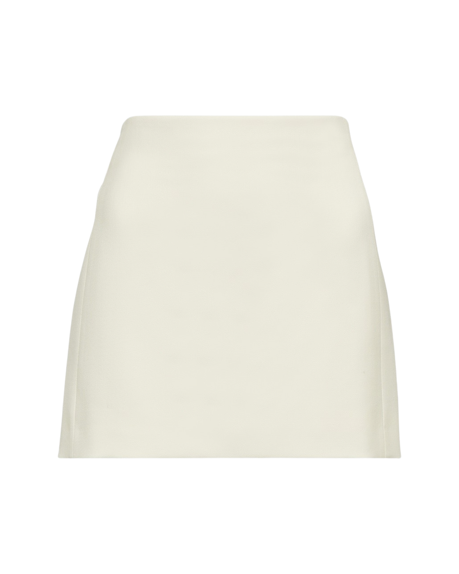 Virgin wool miniskirt