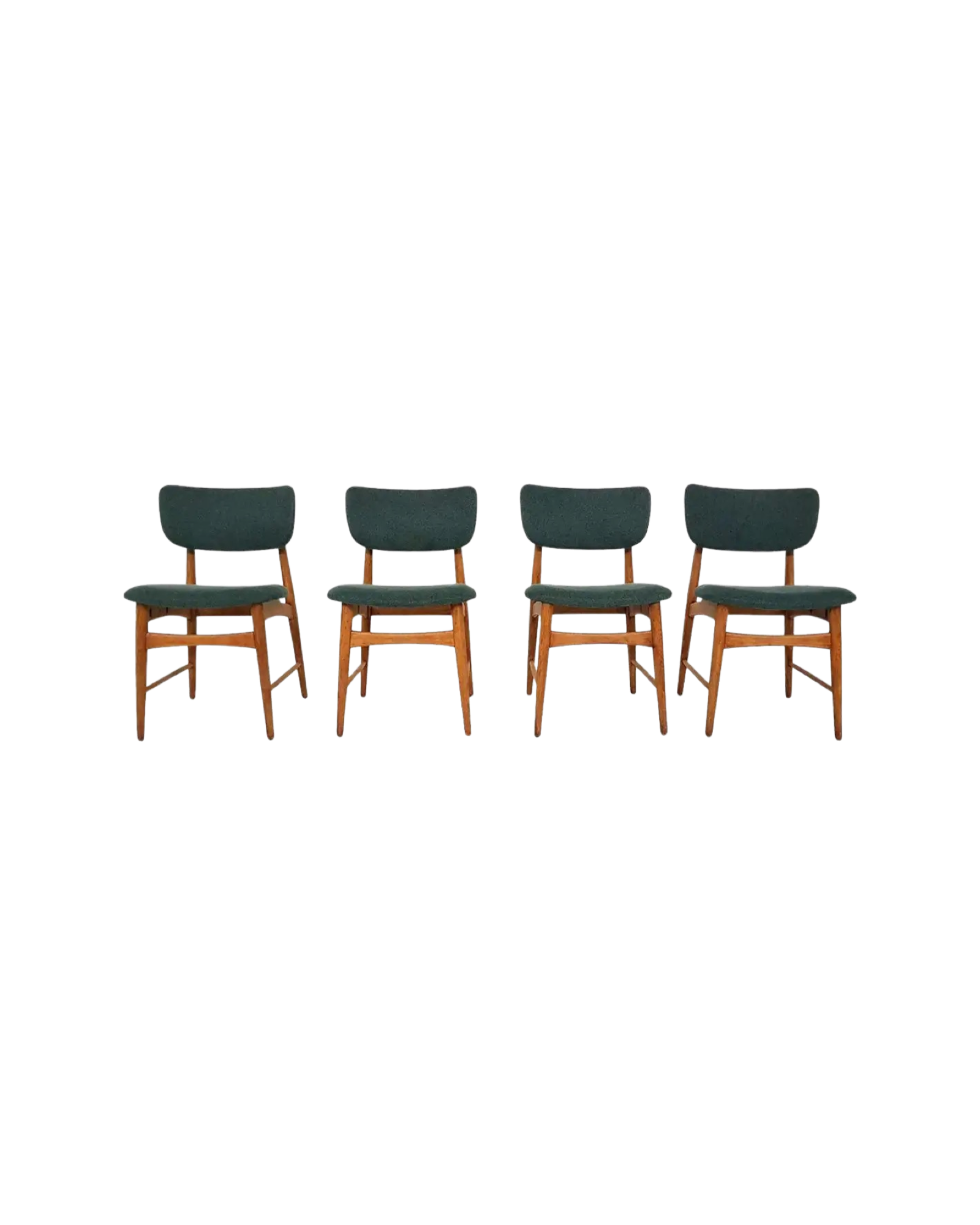 Set of 4 Oak Dining Room Chairs