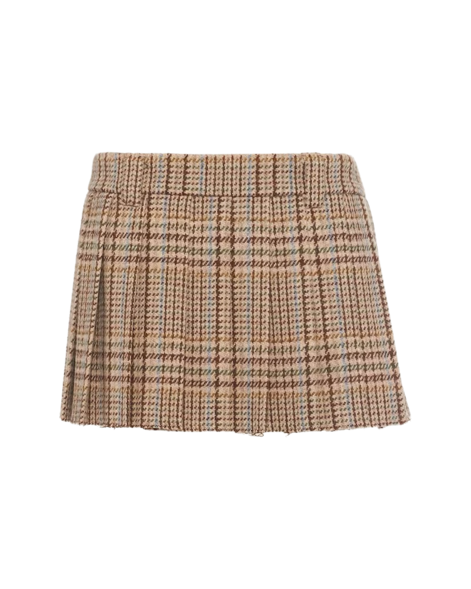 Plaid miniskirt