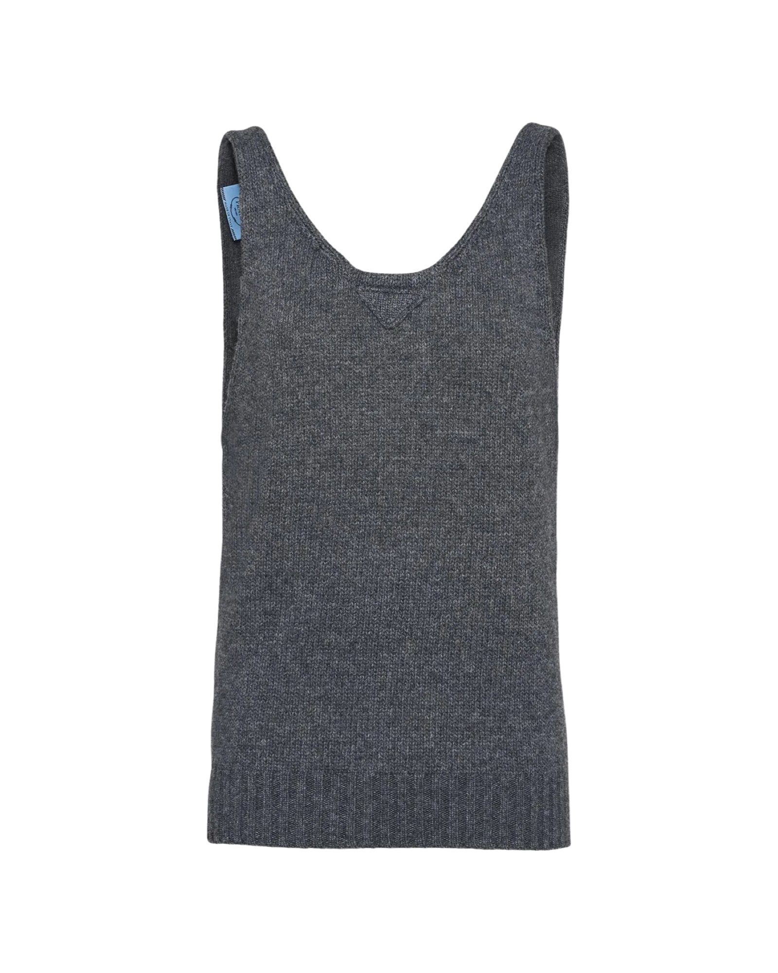 Cashmere low-back vest