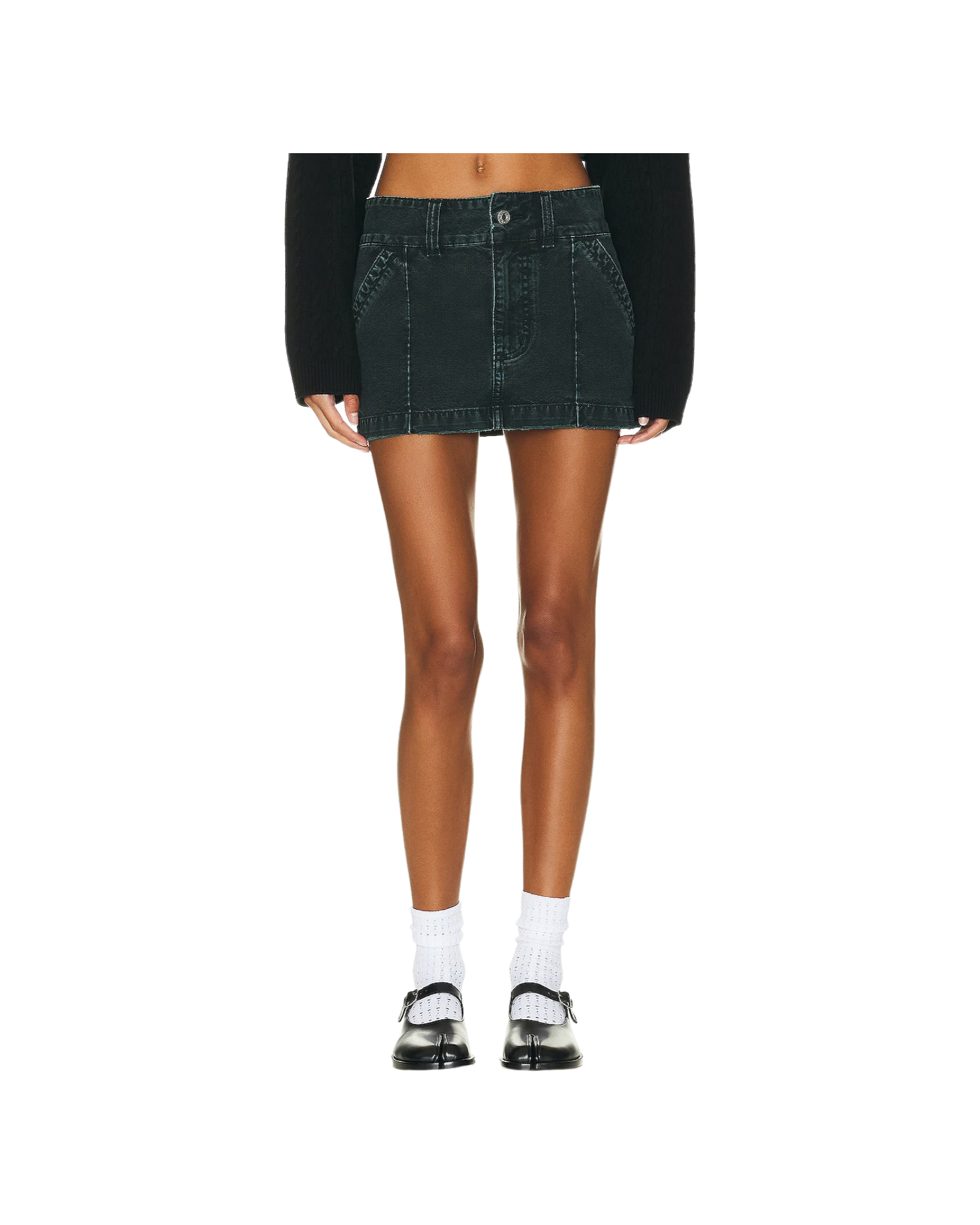 Helsa Workwear Mini Skirt