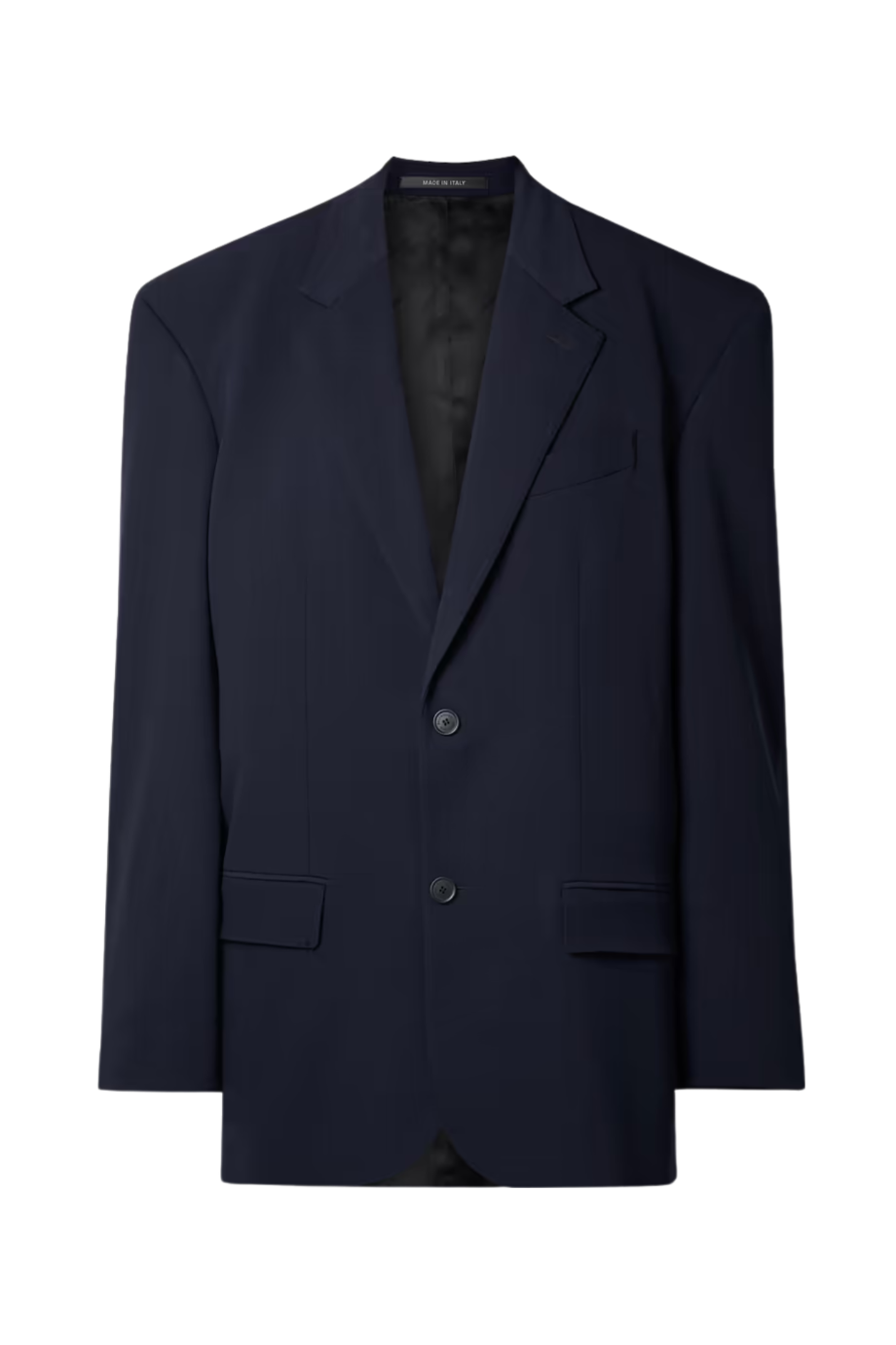 Oversized wool-blend blazer